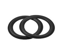 Goshyda Rubber Woofer Edge Repair Parts, 2pcs 8inch Loudspeaker Speaker Surround, Quality Rubber Replacement for JBL HiVi Speakers, Durable and Pliable