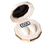 Goshyda Sleep Earbuds, Wireless Earbuds Bluetooth 5.4 Headphones, Noise Cancelling Ergonomic in Ear Sleeping Earphones IPX6 Water Proof, for Side Sleepers (Creamy White)