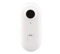 Goshyda Small Video Camera, 8MP ABS 4K Cat Collar Camera 120 Degree Wide Angle 800mAh for Indoor Use (White)