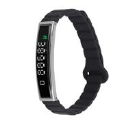Goshyda Smart Bracelet, Wearable Bluetooth Activity Fitness Tracker with Magnetic Strap, All Day Automatic Monitor Health Data, Remote Photography Control, for Android for OS X (Black)