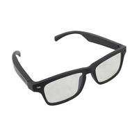Goshyda Smart Glasses, Open Ear Wireless Bluetooth Sunglasses with Stereo Dual Speakers, Touch Voice Control Water Proof Smart Glasses for Driving Running Fitness, TR90 (Anti-Blue Light)