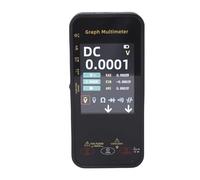 Goshyda Smart Multimeter 20000 Counts Auto Range, 3.2" Screen Data Logging Voltmeter for Solar Panel, High Capacitance Resistor Temperature Tester, Rechargeable Pocket