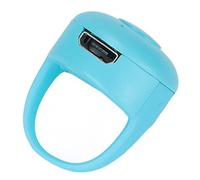 Goshyda Smart Ring Controller Handy Bluetooth Remote Control Ring for Easy Video Navigation and Smartphone Use ABS Silicone Material (Blue)