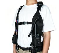 Goshyda Tactical Duty Vest with Adjustable Shoulder Straps, Quick Release Buckles, 600D Nylon for Construction Work, Field Operations