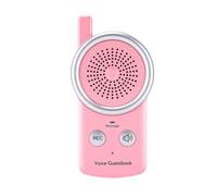Goshyda Telephone Design Voice Recorder with Playback, 10 Message Capacity Voice Message Machine, 1 Button Record and Play, Battery Powered Portable Memo for Home Indoor Outdoor Use