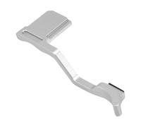 Goshyda Thumb Grip with Hot Shoe Cover for X T50 - Aluminum Alloy Ergonomic Design & Protective Dust/Water Proof Cover, Easy Clip On Thumb Rest Support (Silver)