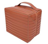 Goshyda Travel Cosmetic Bag, Portable Foldable Large Capacity Water Proof Toiletry Bag, for Separate Makeup Skincare Products Toiletries (Navy Blue)