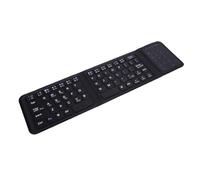 Goshyda Triple Foldable Bluetooth Keyboard with Touchpad, Portable Quiet Keyboard with Protective PU Cover, Compatible with for Wins , OS X, Android for Travel
