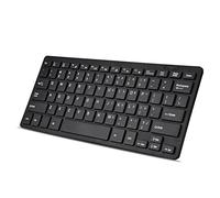Goshyda Ultra Thin Mini USB Wired Keyboard, 78 Keys for Desktop Computer Laptop PC with Stable Transmission (Black)