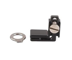 Goshyda Universal Camera HDMI Cable Clamp, Aluminium Alloy Black Adjustable HDMI Interface Cable Clip Mount for Camera