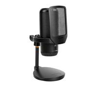 Goshyda USB Cardioid Condenser Mic for Gaming & Recording | AI Noise Canceling,RGB,24bit/192kHz, Touch Mute, 3.5mm Jack for Streaming