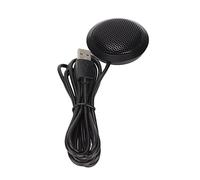 Goshyda USB Conference Microphone, 360° Pickup Direction HiFi Sound USB Interface Plug And Play Stylish Round Design PC Microphone for Laptop Game