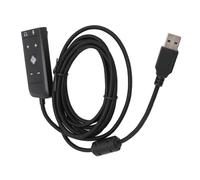 Goshyda USB to 3.5mm Jack Audio Adapter for HyperX Cloud II, Compatible for PC for PS5 for Xbox Series X/S for Xbox One