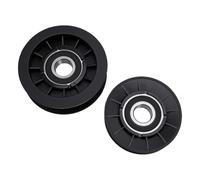 Goshyda V and Flat Idler Pulley Kit GX20286 GX20287, Replacement for Troy-Bilt Stens Mower Decks, Compatible with D130 D140 LA100 LA105 LA110 LA115 and More