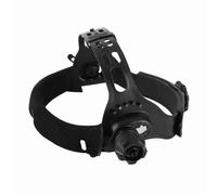 Goshyda Welding Adjustable Headband with Comfortable Sponge, Easy Adjustment Knob, Sturdy ABS Material, Ideal for Solar Auto Darkening Welding Helmets, Welder Accessory for Professional Use (Black)