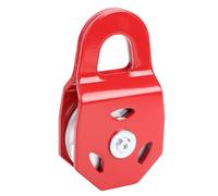 Goshyda Winch Snatch Block 8 Ton Red Heavy Duty Towing Pulley for Truck | 8 ton load capacity steel cable or synthetic rope, Steel with aluminum alloy wheel, Max rope diameter 15mm