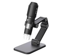 Goshyda Wireless Digital Microscope, Handheld WiFi USB Microscope with 50X - 1600X Magnification, 2MP Camera and 8 Adjustable LED, Fit for Wins OSX