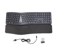 Goshyda Wireless Ergonomic Keyboard, 111 Keys Split Keyboard with Wrist Rest, Receiver, Support 2.4G Bluetooth Connection, for 98 Me 2000 Vista 7 8 10