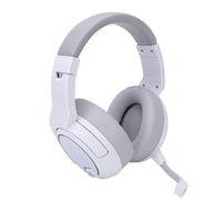 Goshyda Wireless Gaming Headset with Low Latency 35ms (White) | 3 Connection Modes,7.1 PRO Surround Sound,RGB Lighting,AI Noise Canceling Mic,for Multiple Console,PC,Mobile Device