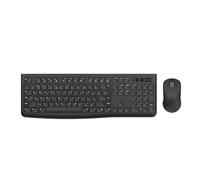 Goshyda Wireless Keyboard and Mouse Combo, 2.4G Bluetooth Dual Mode (Black) | Keyboard Mouse Set, 105 Keys Keyboard and 1000 1200 1600 DPI Adjustable Mouse