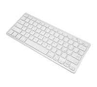 Goshyda Wireless Keyboard, Ultrathin 78 Key Portable Wireless Keyboard, Multilanguage White Computer Keyboards, for Android, for OS X, for Windows (italian)