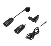 Goshyda Wireless Saxophone Microphone System, 2.4G Wireless Pickup for Acoustic and Electric Guitars, 15H Battery Life, Clamp On Instrument Mic for Stage Performance