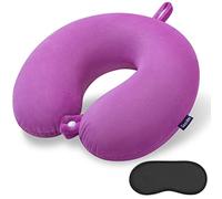 Gosider Purple Travel Pillow Comfortable Neck Pillow U Shape Memory Foam Support Neck and Head Portable Travel Neck Pillow Suitable for Airplane, Trains, Self-Driving Cars