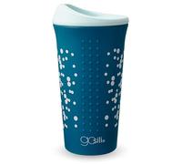GoSili GSCOFF09 Coffee & Tea Coffee and Tea to-Go Cup, Silicone Blue Confetti