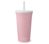 GoSili - Silicone Straw Cup (16oz/470ml) - Millennial Pink