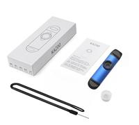 Gosizos Professional Blue Kazoo, Adults Metal Kazoos with Membranes, Easy to Learn Wind Instrument for Guitar, Ukulele, Party Vibes, Backing Vocals