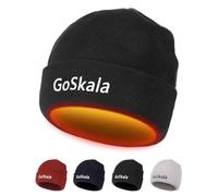 GoSkala Winter Beanie Hat for Men & Women - Thermal Cuffed Thick Anti-Static Fashion Stretchable Knit Cap Soft Mens Beanie Hats,Black,Uniform Size
