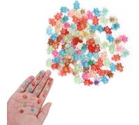 Gosknor 100pcs Luminous Mini Resin Turtles, Glow in The Dark Tiny Resin Turtles Tiny Animals to Hide Miniature Things Dollhouse Miniatures for Garden Micro Landscaping Decoration