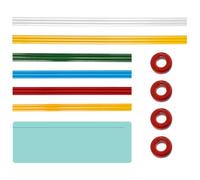 Gosknor 11pcs Magnet Replacement Set for Knitting Chart Holder Keeper, Crochet Pattern Fixing Tool Kit Replacement with Magnetic Ruler Extra Magnets for Knitting & Crafting Accessories