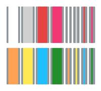 Gosknor 16pcs Guided Reading Strips, 2.7 & 1.25 Inch Colored Overlay Ruler 8 Bright Colors Highlight Bookmarks Reading Tracker Dyslexia Reading Aid Tools for Kids Teacher Supply