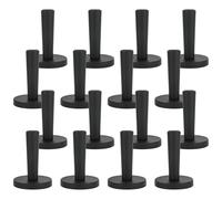 Gosknor 16pcs Vehicle Car Wrap Gripper Magnets Holder, Car Vinyl Wrap Magnets Magnetic Position Tool Vinyl Film Magnet Fixation for Car Wrap Film Crafts Sign Making Vinyl Wrap Tools (Black)