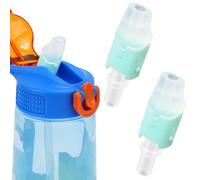 Gosknor 2 Pcs Bite Valve Replacement for Zak Designs Water Bottle, Water Bottle Mouthpiece Accessories BPA Free Silicone Cap Lid Spout Parts for Zak Designs 15/15.5/16/19/25/27 OZ