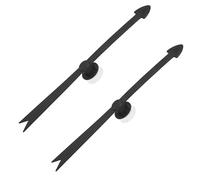Gosknor 2pcs Large Arrow Spinner, Black Detachable Plastic Arrow Spinner with Suction Cup Strong Suction Power for Game Board Game Home Party