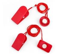 Gosknor 2pcs Treadmill Magnet Safety Key, Magnetic Safety Switch Clip Universal Treadmill Emergency Stop Magnet Running Machines Replacement Parts Accessories (Style A)