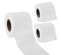 Gosknor 3 Rolls Scrap Tape, White scrap booking tape Water Soluble Diagonal Seam Tape for Sewing Quilting Hemming Accessories