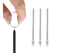 Gosknor 3pcs Replacement Nibs for S Pen, High Sensitivity Titanium Alloy Metal Stylus Tips with Clip for Samsung Galaxy Tab S24 /S23 /S22 Ultra /S9 /S9 Ultra /S8 /S7 /S6 Lite