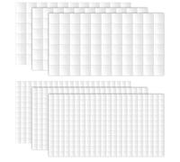 Gosknor 6 Sheets/990pcs Double Sided Foam Squares for Crafts, 0.47 & 0.24 Inch Foam Mount Adhesive Dots Foam Tape Mounting Squares Square Foam Strips DIY Crafting Supplies for Scrapbook Office Class