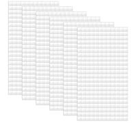 Gosknor 6pcs Foam Adhesive Squares, 0.23x0.23 Inch Double Sided Adhesive Foam Squares Precut Dots Tape Sticky Pads Stickers DIY Crafts Supplies for Scrapbook Card Making Class Home Office Supplies