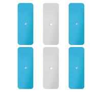 Gosknor 6pcs Metal Adhesive Strips for Magnetic Under Cabinet Lights, Metal Adhesive Plate Replacement Magnet Sticky Tape for Magnetic LED Lights & Under Counter Lights