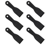 Gosknor 6pcs Plastic Putty Filler Knife, Black Filling Knives Flexible Putty Scraper Wall Scraper Accessory Spatula Tool for Repair Spackling Patching Plastering and Painting