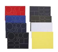Gosknor 8 Sheets Clothing Repair Patches, 8 Colors Self Adhesive Jacket Repair Patch for Down Jacket Outerwear Backpacks Tent Clothes Bag