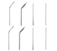 Gosknor 8pcs Baseball Glove Lacing Needles, 4 Styles Stainless Steel Softball Baseball Glove Repair Leather Lacing Kit Curved Needles Practical Repair and Relacing Tools(Silver)