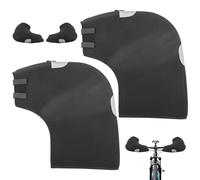 Gosknor Bike Handlebar Mitts, Winter Bike Handle Bar Gloves Waterproof Windproof Bicycle Mittens for Handlebars Warm Mountain Bike Bar Motorcycle Muffs Neoprene Bike Winter Gloves