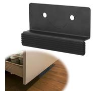 Gosknor Cabinet Foot Pull for Trash Drawer, Cabinet Pull Opener with 2 Screws and 1 Paster Black Metal Trash Can Garbage Handless Handle Pull Opener Hands Free Cabinet Pull for Trash Drawer Cabinet