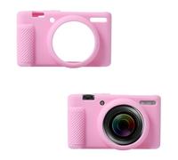 Gosknor Camera Case for Sony ZV-1F/ ZV-1 II/ZV-1M2, Silicone Camera Protective Cover Anti-Scratch Slim Fit Soft Case Sleeve for Camera (Pink)
