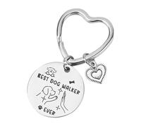 Gosknor Dog Owner Gift Keychain, Best Dog Walker Ever Cute Walker Key chain Pet Puppy Key Ring for Women Mom Animal Lover Charms Gifts (Labrador)